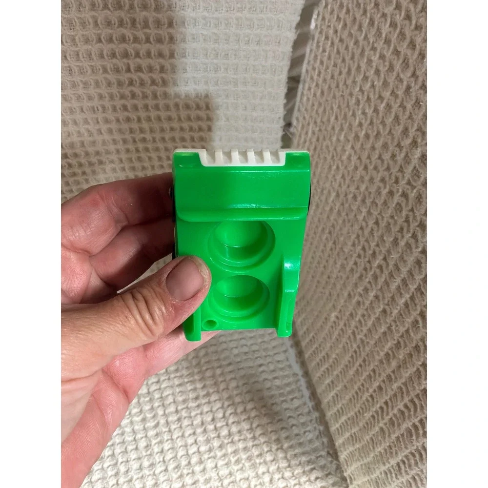 Vintage Unisex Fisher Price Little‎ People Two Seater Toy Car OS Green White